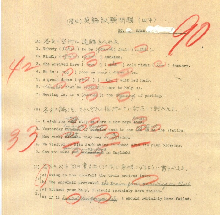 高校時代の成績